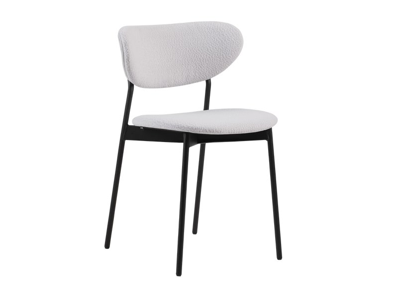 Стул Алекс Букле Светло-серый/Черный