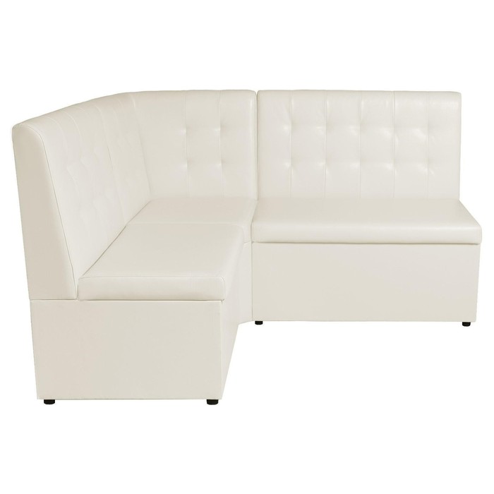 Кухонный уголок «АЛЕКС», экокожа, 1630×500×950 мм, TEOS MILK